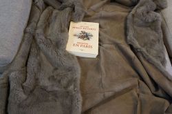 Manta piel anteada conejo