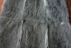 Banda piel conejo Chinchilla